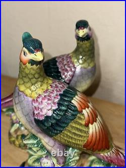 VTG Andrea by Sadek Pair of Pheasants Beautiful Tropical Birds -Sticker