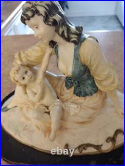 Valentino Statue By Miriam Vintage Mother And Child Statue