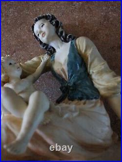 Valentino Statue By Miriam Vintage Mother And Child Statue