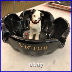 Victor Nipper Dog Figure Ashtray Antiques and Collectibles Retro Used Japan