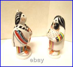 Villeroy & Boch Ipanema Figurines Salt & Pepper Shakers Vtg. Collectibles