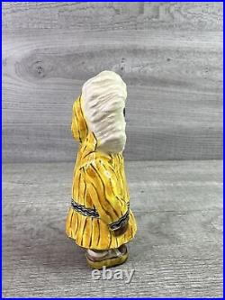 Vintage 1961 C. Alan Johnson Kaipuk Alaskan Figurine Yellow Jacket