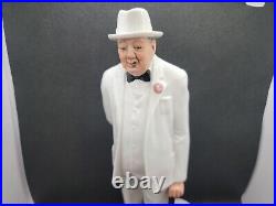 Vintage 1984 Royal Doulton Sir Winston Churchill 10 1/2 Figurine HN 3057