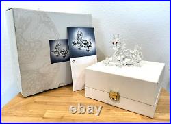 Vintage 1997 Swarovski Crystal Fabulous Creatures The Dragon Figurine Box Coa Vintage 1997 Swarovski Crystal Fabulous Creatures The Dragon Figurine Box Coa