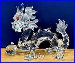 Vintage 1997 Swarovski Crystal Fabulous Creatures The Dragon Figurine Box Coa Vintage 1997 Swarovski Crystal Fabulous Creatures The Dragon Figurine Box Coa