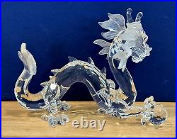 Vintage 1997 Swarovski Crystal Fabulous Creatures The Dragon Figurine Box Coa Vintage 1997 Swarovski Crystal Fabulous Creatures The Dragon Figurine Box Coa