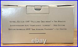 Vintage 1997 Swarovski Crystal Fabulous Creatures The Dragon Figurine Box Coa Vintage 1997 Swarovski Crystal Fabulous Creatures The Dragon Figurine Box Coa