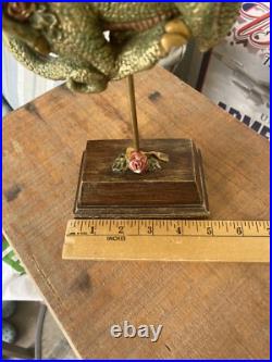 Vintage'96 Girl and Dragon Sculpture Signed Lisa Snellings 15/100 EXCELLENT