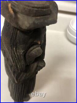 Vintage Antique French Wood Carved Nutcracker figure Very Rare