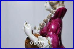 Vintage Antique Hand Painted Man & Woman Figurines