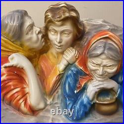 Vintage Antique Italian Pettegole gossips Women Ceramic Italy Sculpture Mother
