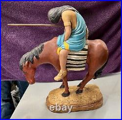 Vintage Apsit Bros of California 1977 TRAIL OF TEARS Indian Statue. RARE