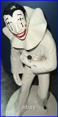 Vintage Austin Production Co. Cast Clown Sculpture Statue 1979 20 Tall