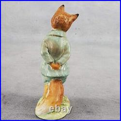 Vintage Beswick England Beatrix Potter Foxy Whiskered Gentleman 1277 Gold Stamp