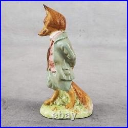 Vintage Beswick England Beatrix Potter Foxy Whiskered Gentleman 1277 Gold Stamp