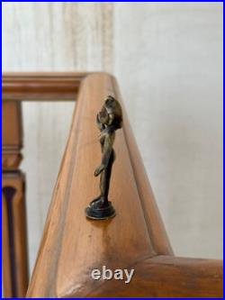 Vintage Brass Dancing Women Figure Original Old Fine Hand Carved Engraved Vintage Brass Dancing Women Figure Original Old Fine Hand Carved Engraved