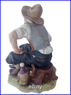 Vintage Capodimonte first day of school Figurine Vintage Capodimonte first day of school Figurine