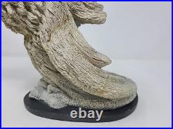 Vintage CreArt 1992 Grey Wulf Sculpture Signed Extremely RARE Limited E 434/1500
