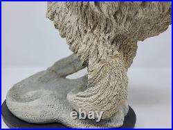 Vintage CreArt 1992 Grey Wulf Sculpture Signed Extremely RARE Limited E 434/1500