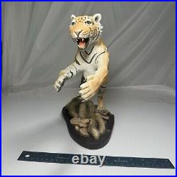 Vintage Creart Lunging Tiger Statue #173/950 See Photos