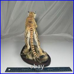 Vintage Creart Lunging Tiger Statue #173/950 See Photos