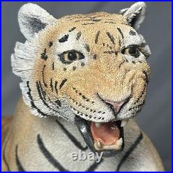 Vintage Creart Lunging Tiger Statue #173/950 See Photos