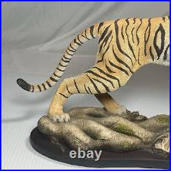 Vintage Creart Lunging Tiger Statue #173/950 See Photos