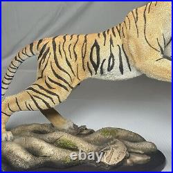 Vintage Creart Lunging Tiger Statue #173/950 See Photos