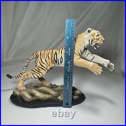 Vintage Creart Lunging Tiger Statue #173/950 See Photos