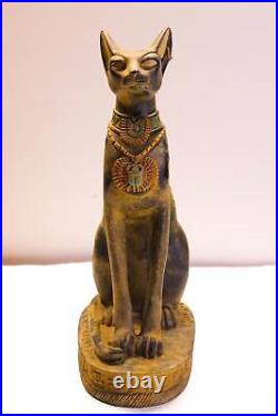 Vintage Egyptian Bastet cat statue, Egyptian cat statue, Bastet the cat Vintage Egyptian Bastet cat statue, Egyptian cat statue, Bastet the cat