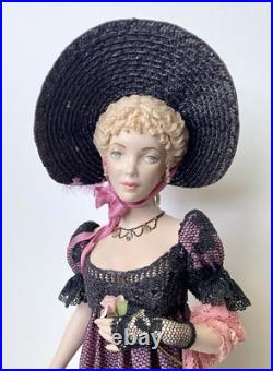 Vintage Franchesca Doll Figurine By Artist Jamalea Corrre Appox 11 Tall