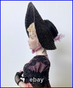 Vintage Franchesca Doll Figurine By Artist Jamalea Corrre Appox 11 Tall