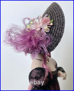 Vintage Franchesca Doll Figurine By Artist Jamalea Corrre Appox 11 Tall