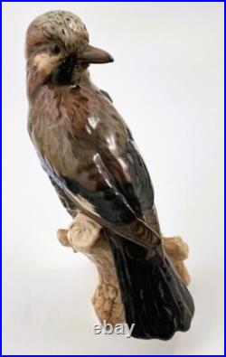 Vintage Goebel Jay Bird Porcelain Figurine CV94 Large 9 Tall West Germany
