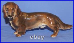 Vintage Hand Made Austrian Dachshund Dog Figurine
