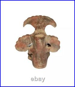 Vintage Hand Made Figural Pottery Statue Sculpture, South American