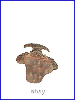 Vintage Hand Made Figural Pottery Statue Sculpture, South American