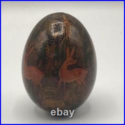 Vintage Hand Painted Decorative Egg Vintage Hand Painted Decorative Egg