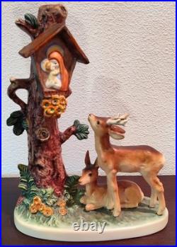 Vintage Hummel Goebel #183 FOREST SHRINE Mary & Baby Jesus Deer Tree /W Germany