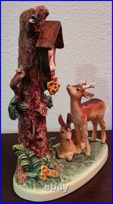 Vintage Hummel Goebel #183 FOREST SHRINE Mary & Baby Jesus Deer Tree /W Germany