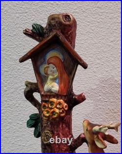 Vintage Hummel Goebel #183 FOREST SHRINE Mary & Baby Jesus Deer Tree /W Germany
