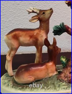 Vintage Hummel Goebel #183 FOREST SHRINE Mary & Baby Jesus Deer Tree /W Germany
