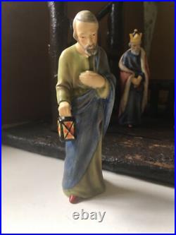 Vintage Hummel Nativity HX 82 TMK1 /TMK2 + Rustic Creche Vintage Hummel Nativity HX 82 TMK1 /TMK2 + Rustic Creche