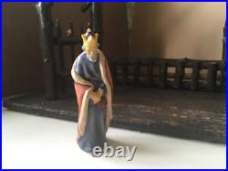 Vintage Hummel Nativity HX 82 TMK1 /TMK2 + Rustic Creche Vintage Hummel Nativity HX 82 TMK1 /TMK2 + Rustic Creche