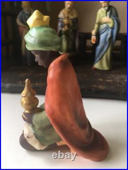 Vintage Hummel Nativity HX 82 TMK1 /TMK2 + Rustic Creche Vintage Hummel Nativity HX 82 TMK1 /TMK2 + Rustic Creche