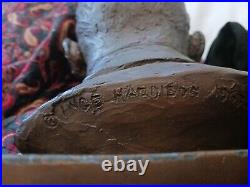 Vintage Inge Harrison- Dr. Charles Richard Drew- Plaster Sculpture Signed