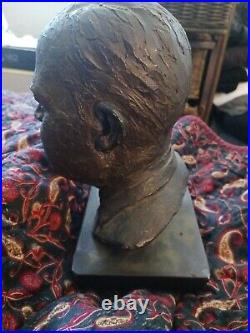 Vintage Inge Harrison- Dr. Charles Richard Drew- Plaster Sculpture Signed