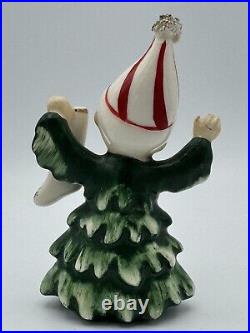 Vintage Lefton Ceramic Christmas Tree Boy Figure Japan