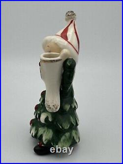 Vintage Lefton Ceramic Christmas Tree Boy Figure Japan