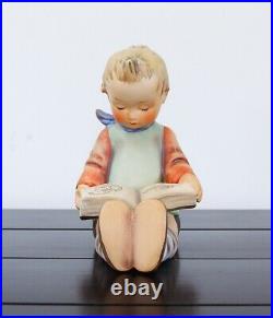Vintage M. J. Hummel W. Germany Book Worm 14/A Boy Porcelain Figurine